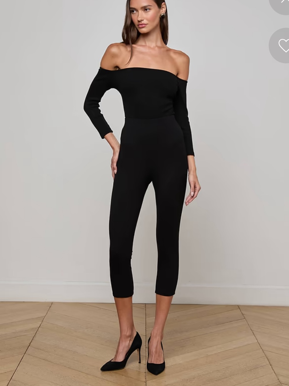 L’AGENCE Dee Capri Pant — Black